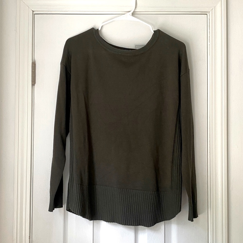 Lightweight Crewneck Sweater Green